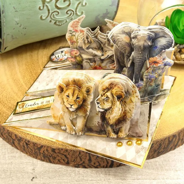 Hunkydory Brilliant Beasts Decoupage Topper Sheet*