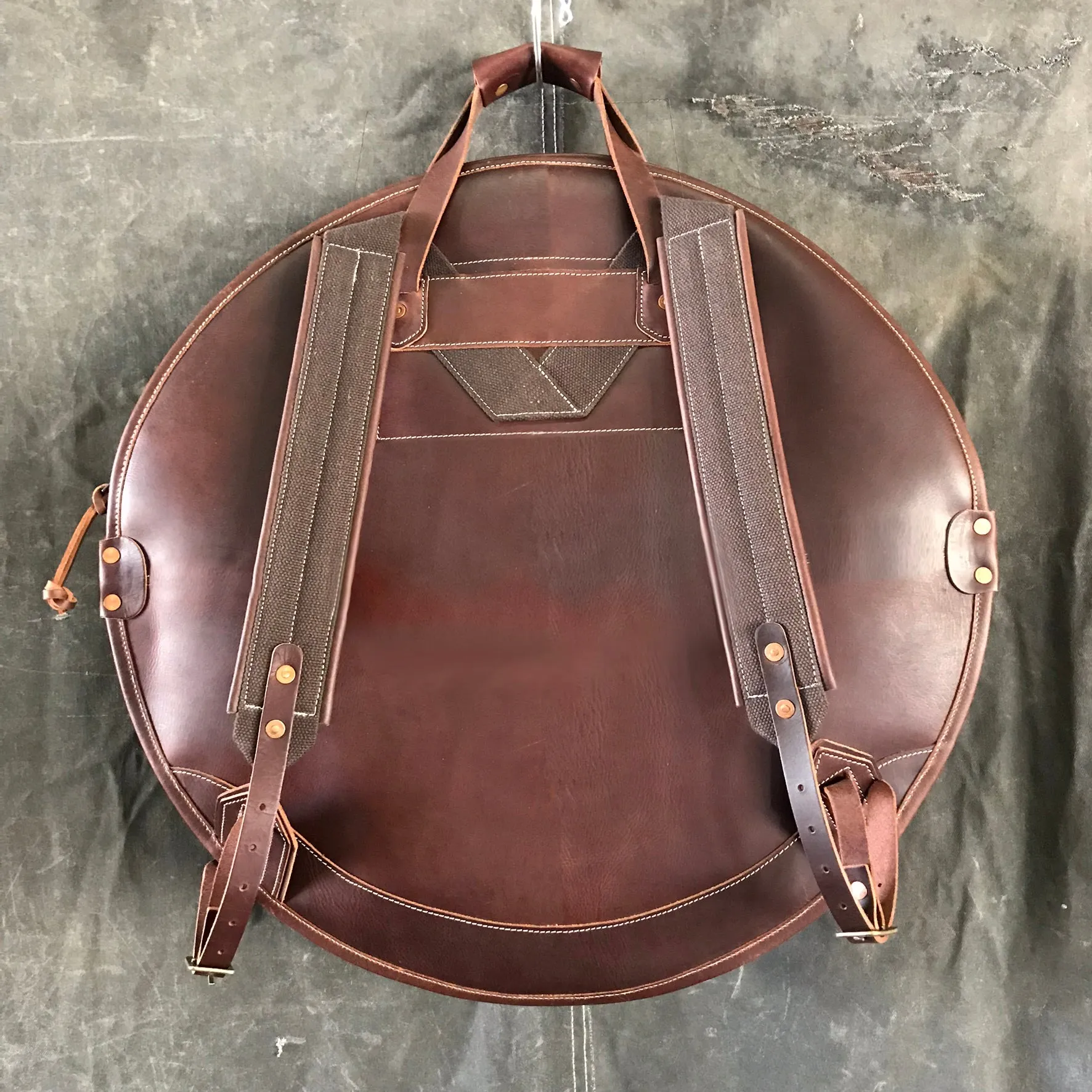 Leather Backpack Cymbal Bag