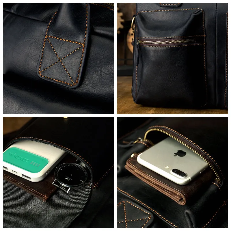 Leather Briefcase,Brown Leather Briefcase, Laptop Bag, Leather bag, Gift for Him, Shoulder Bag, Men Briefcase