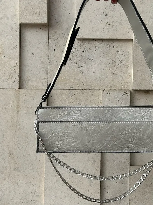 Long leather bag