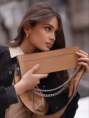 Long leather bag