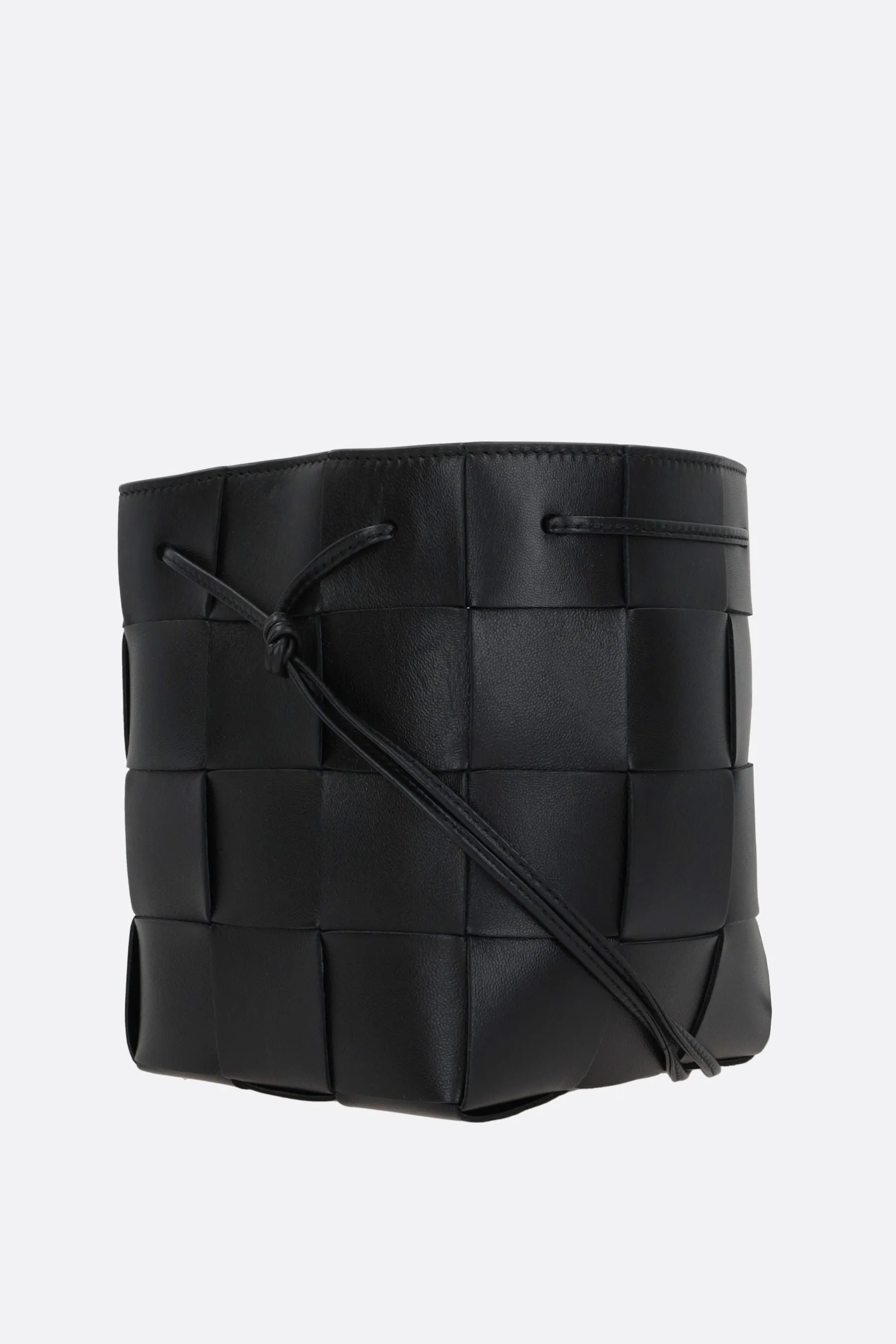 Maxi Intrecciato Woven Nappa Bucket Bag