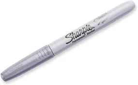Metallic Silver Fine Tip Permanent Tire Marker
