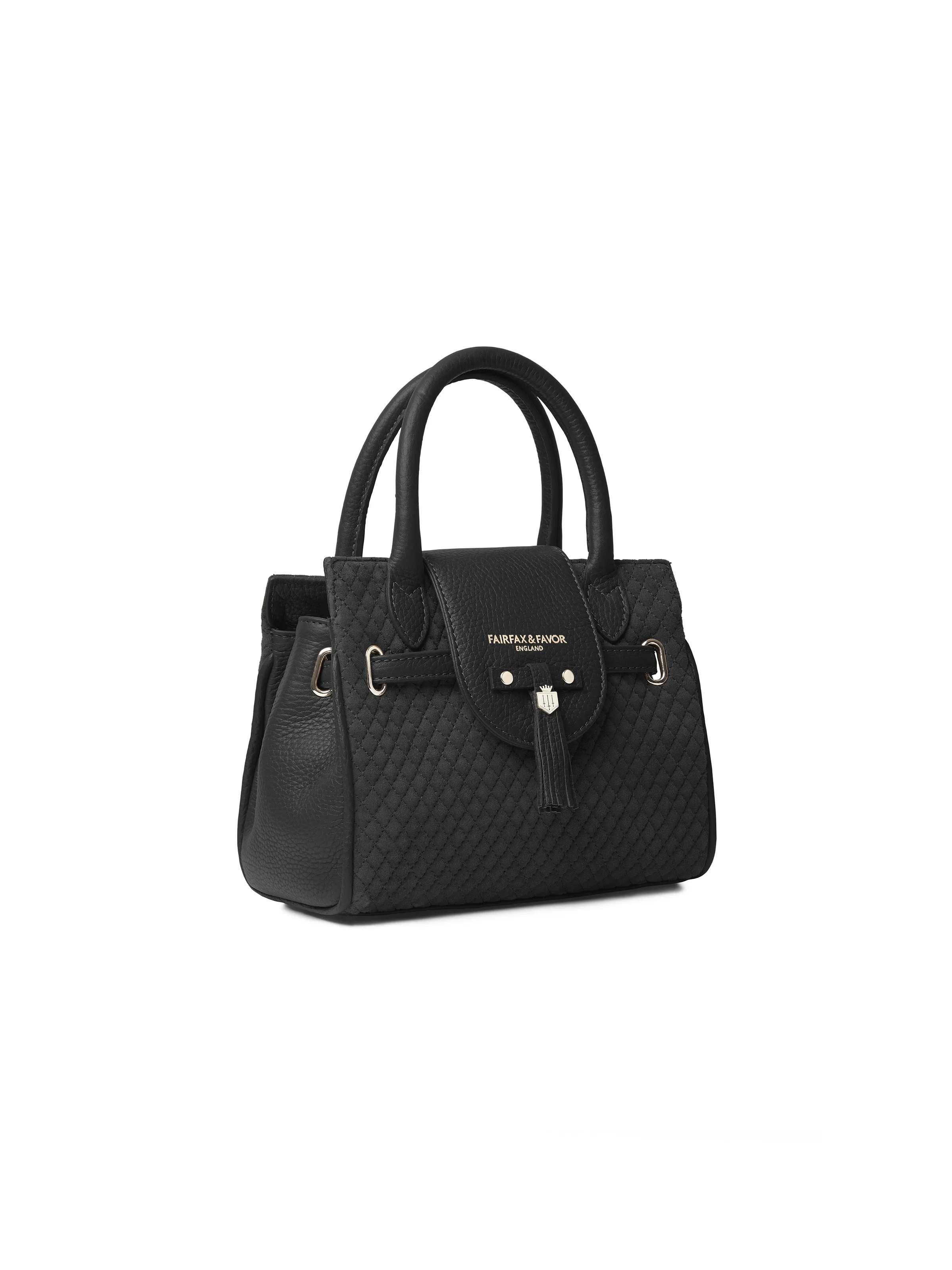 Mini Windsor Handbag - Quilted Black
