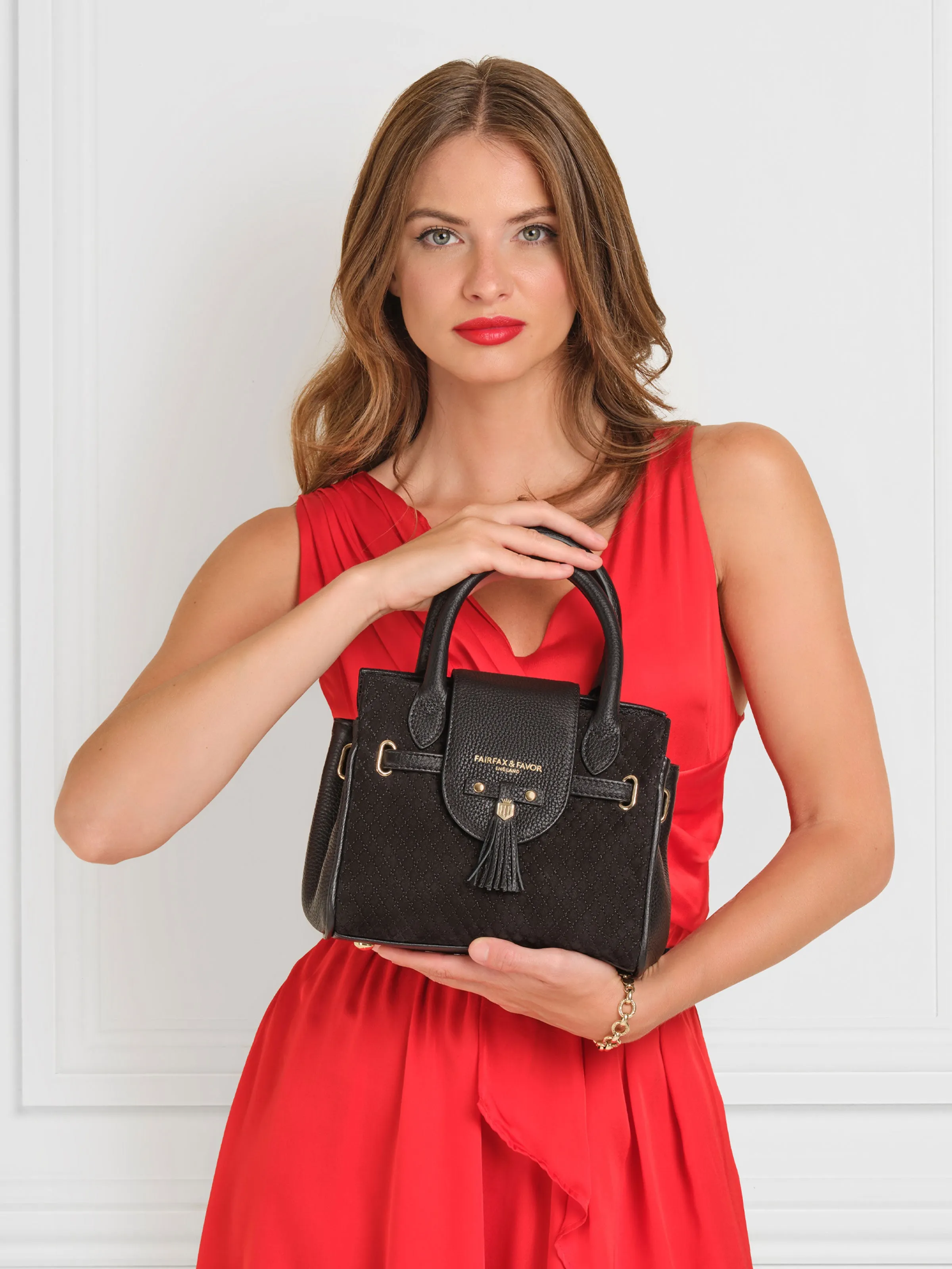 Mini Windsor Handbag - Quilted Black