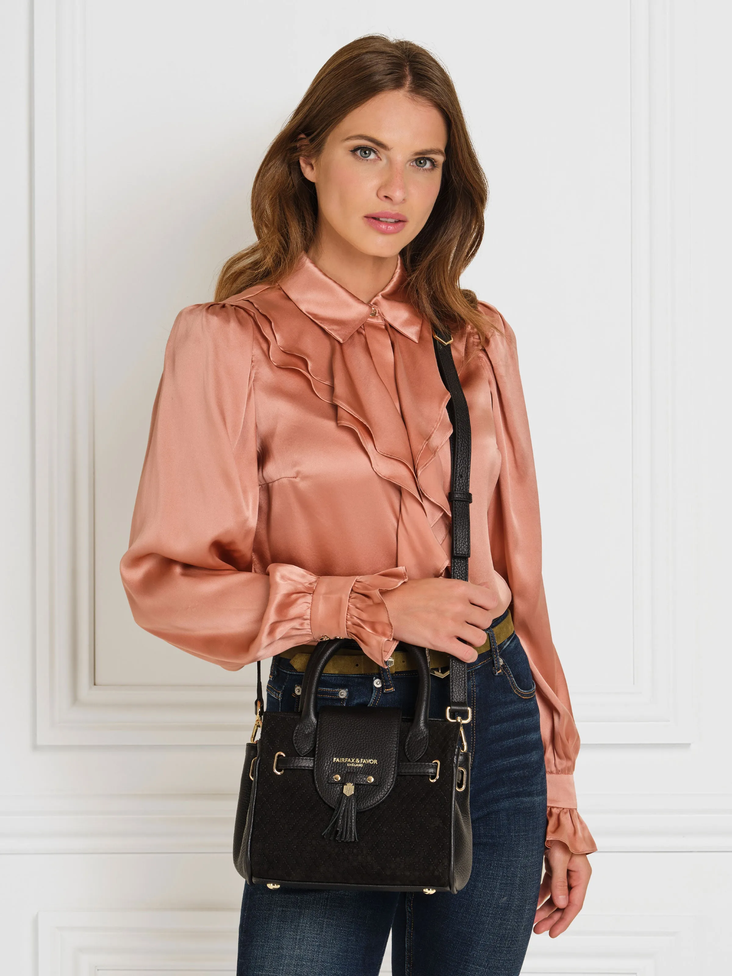 Mini Windsor Handbag - Quilted Black