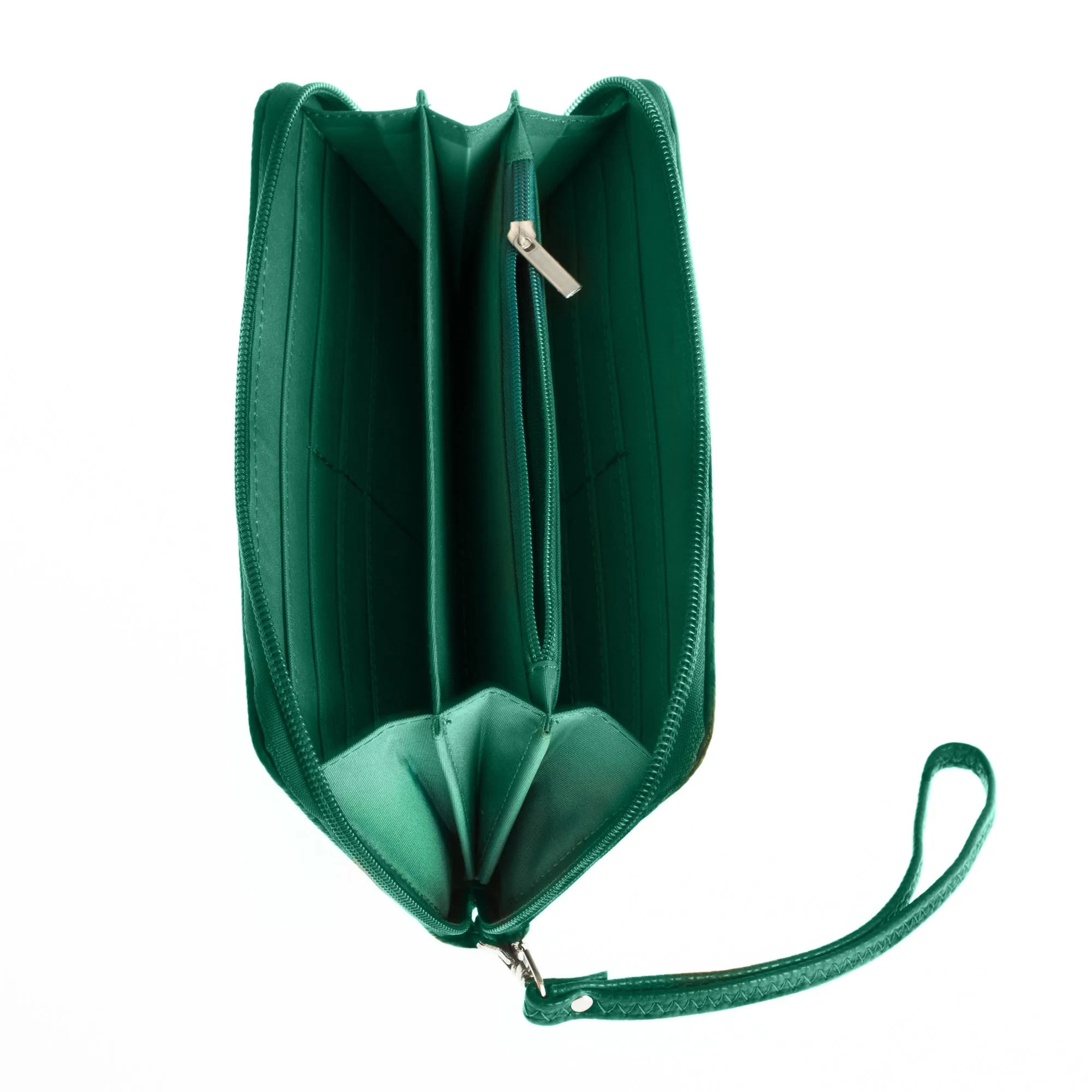 Minnesota Wild Zip Organizer Wallet Pebble