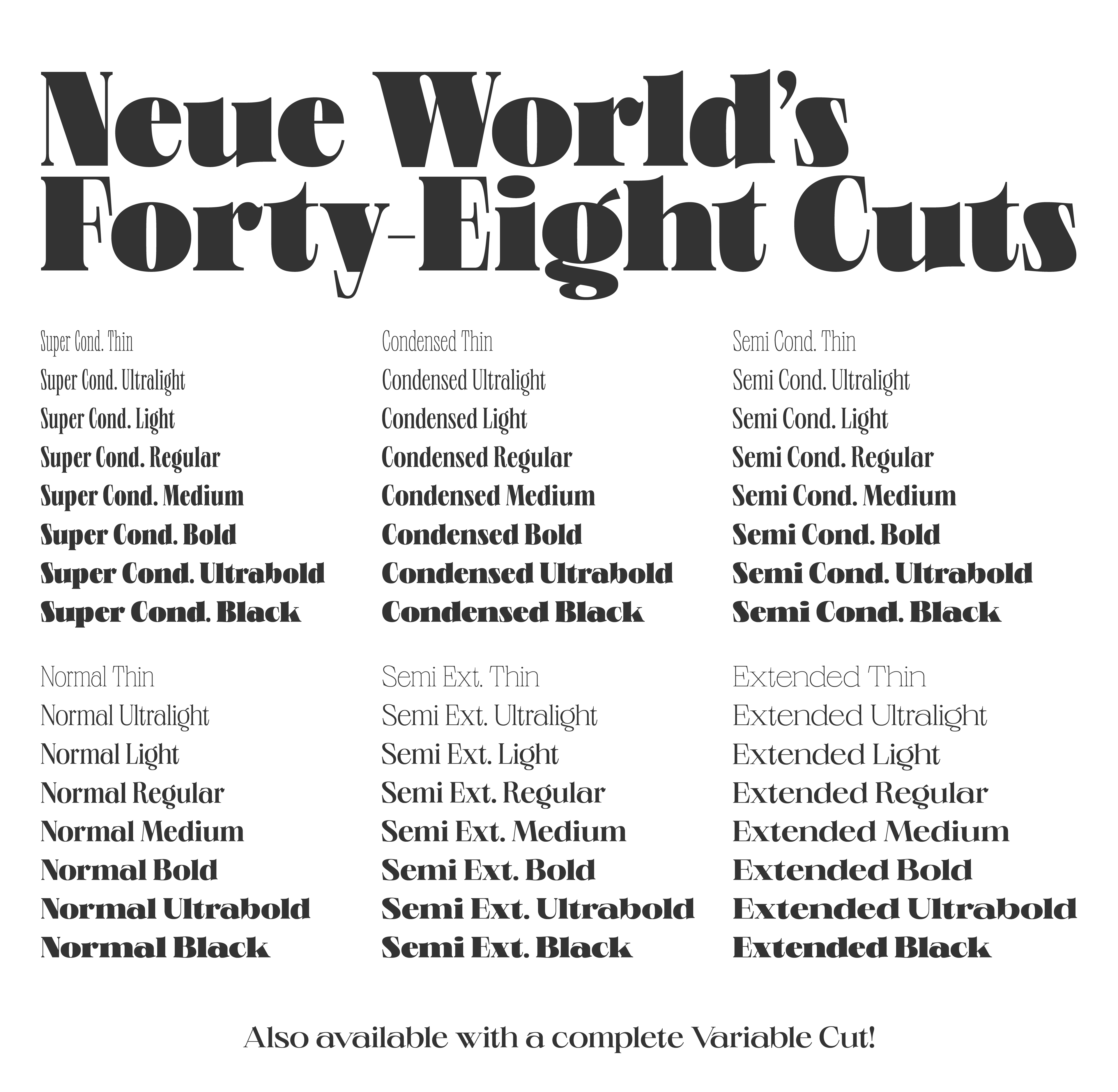 Neue World