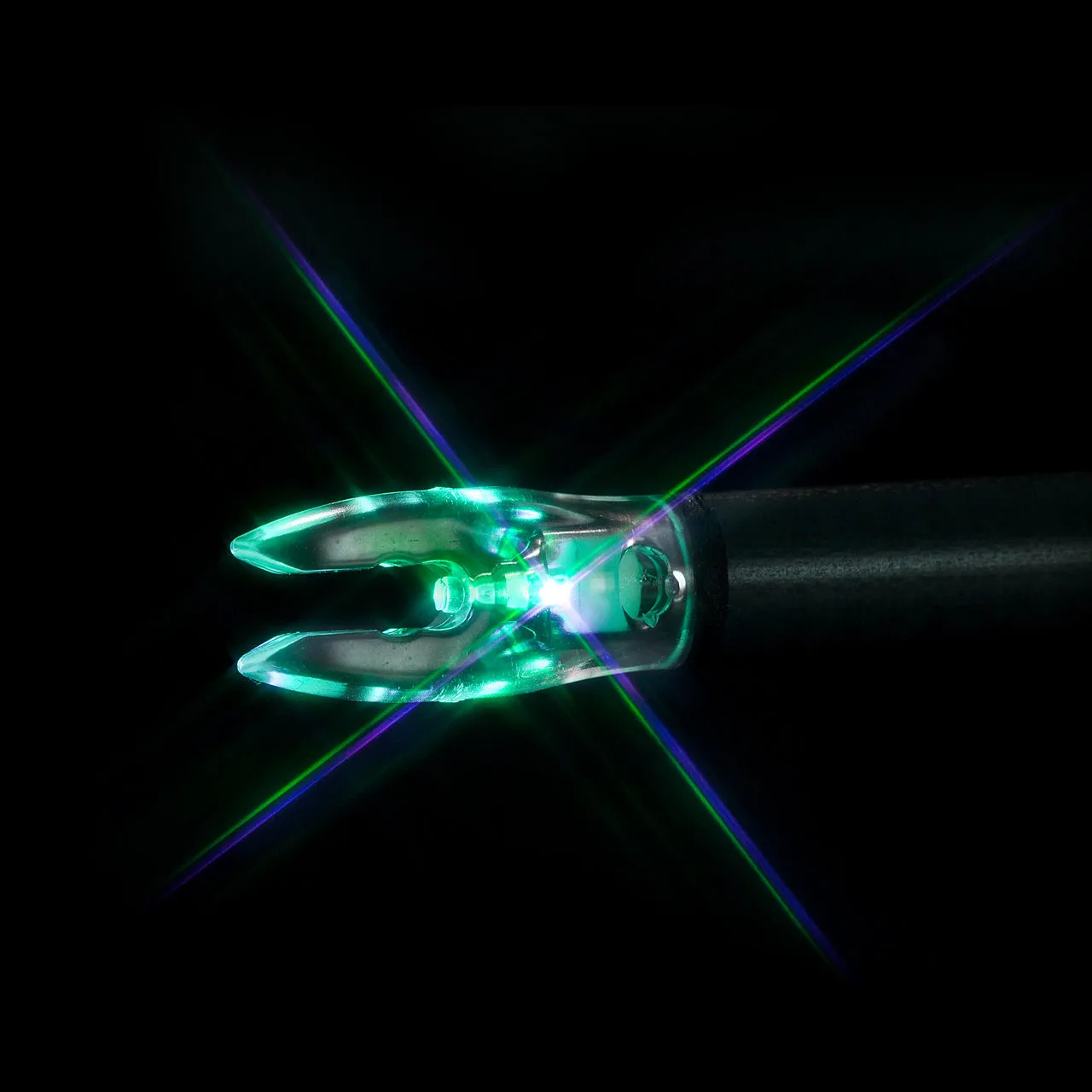 Nockturnal FIT Universal Size Strobing Blue & Green Lighted Nock