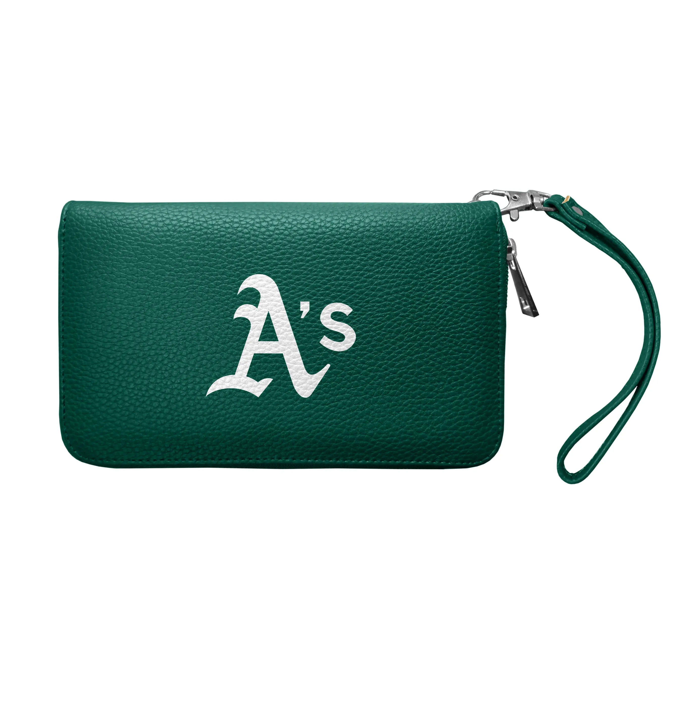 Oakland Athletics Zip Organizer Wallet Pebble
