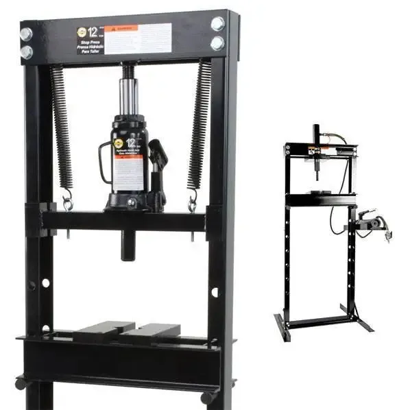 Omega 25 Ton Shop Press w/ Hand Pump - 60253