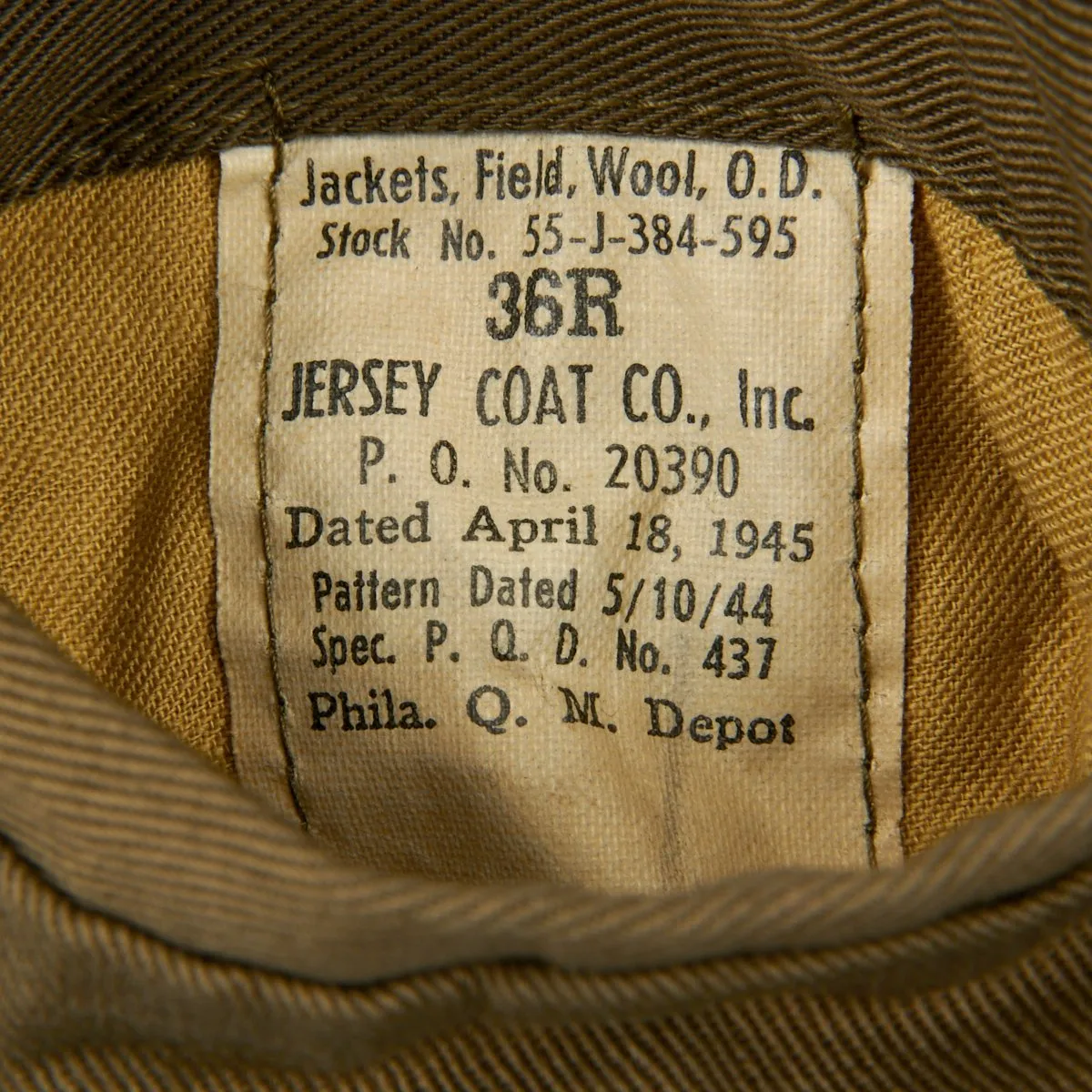 Original U.S. WWII 3rd Infantry Division Named Grouping