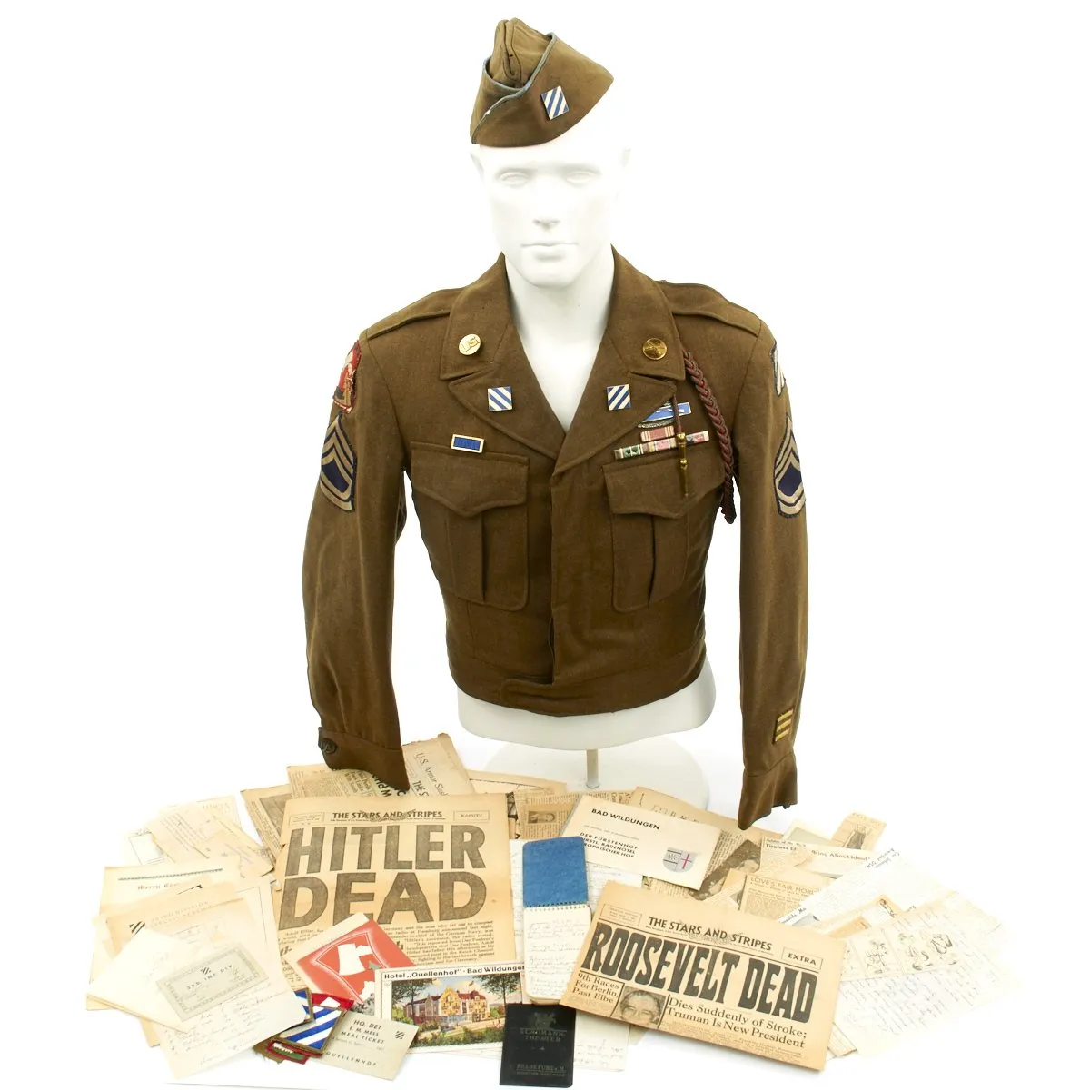 Original U.S. WWII 3rd Infantry Division Named Grouping