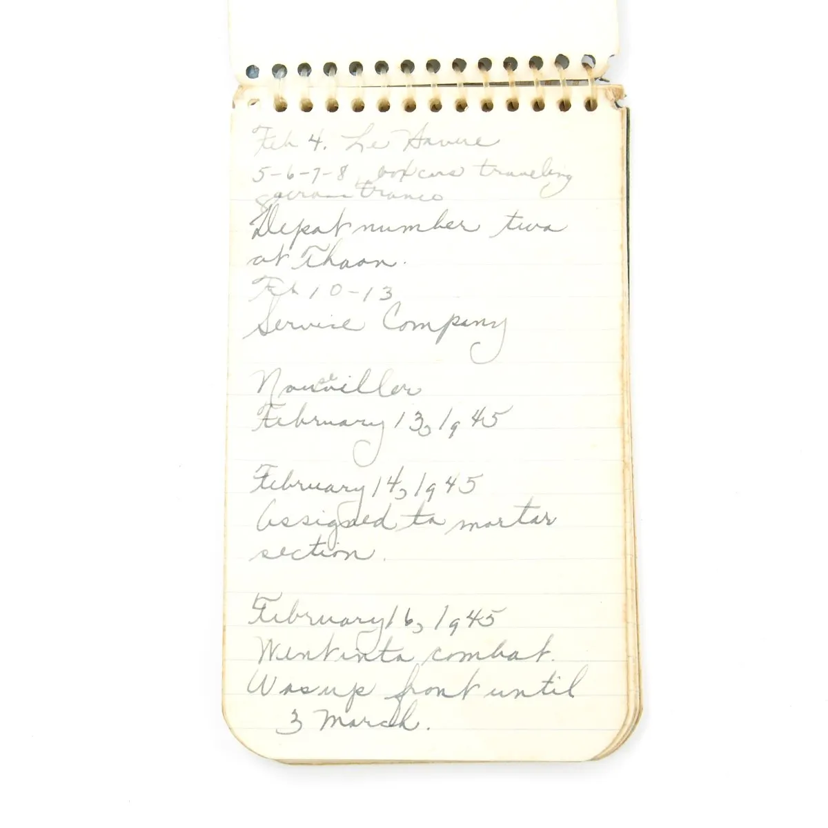Original U.S. WWII 3rd Infantry Division Named Grouping