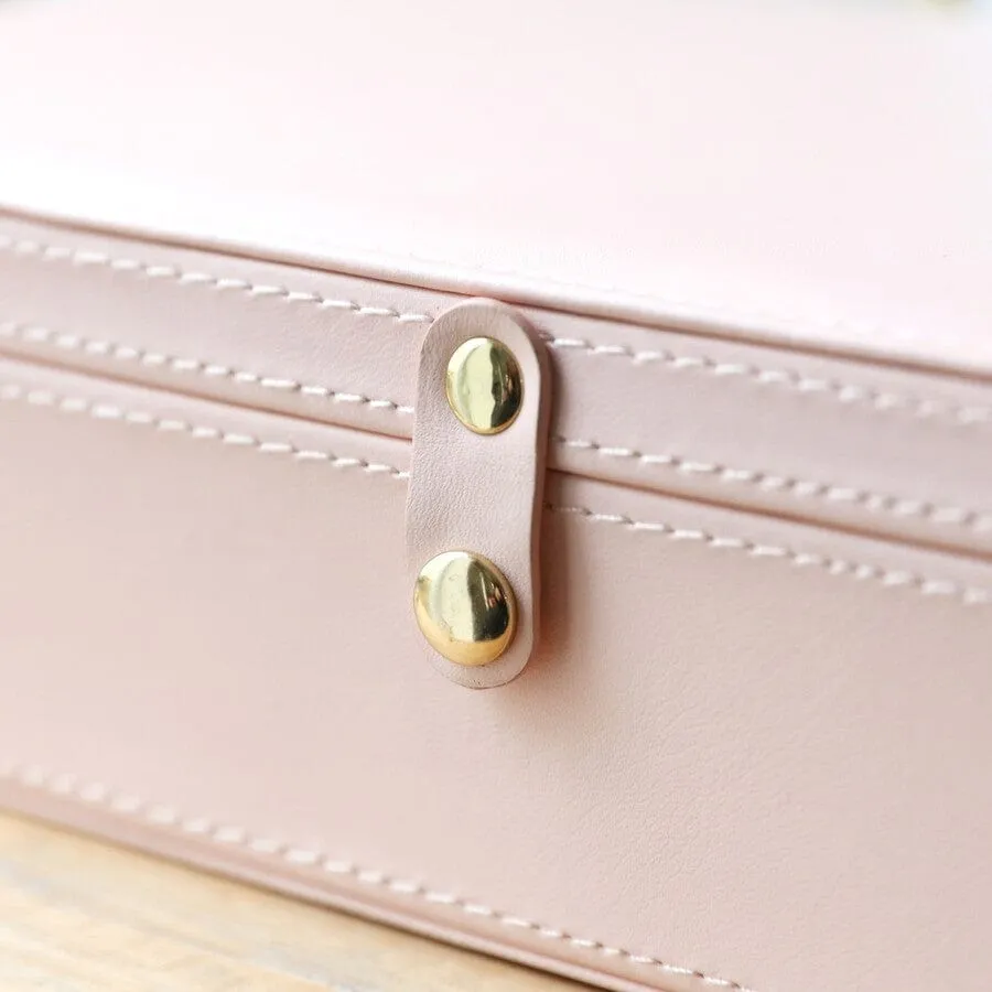 Pink Large Jewelry Case