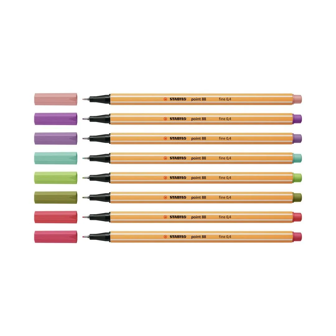 Point 88 Nature Colours x8 STABILO