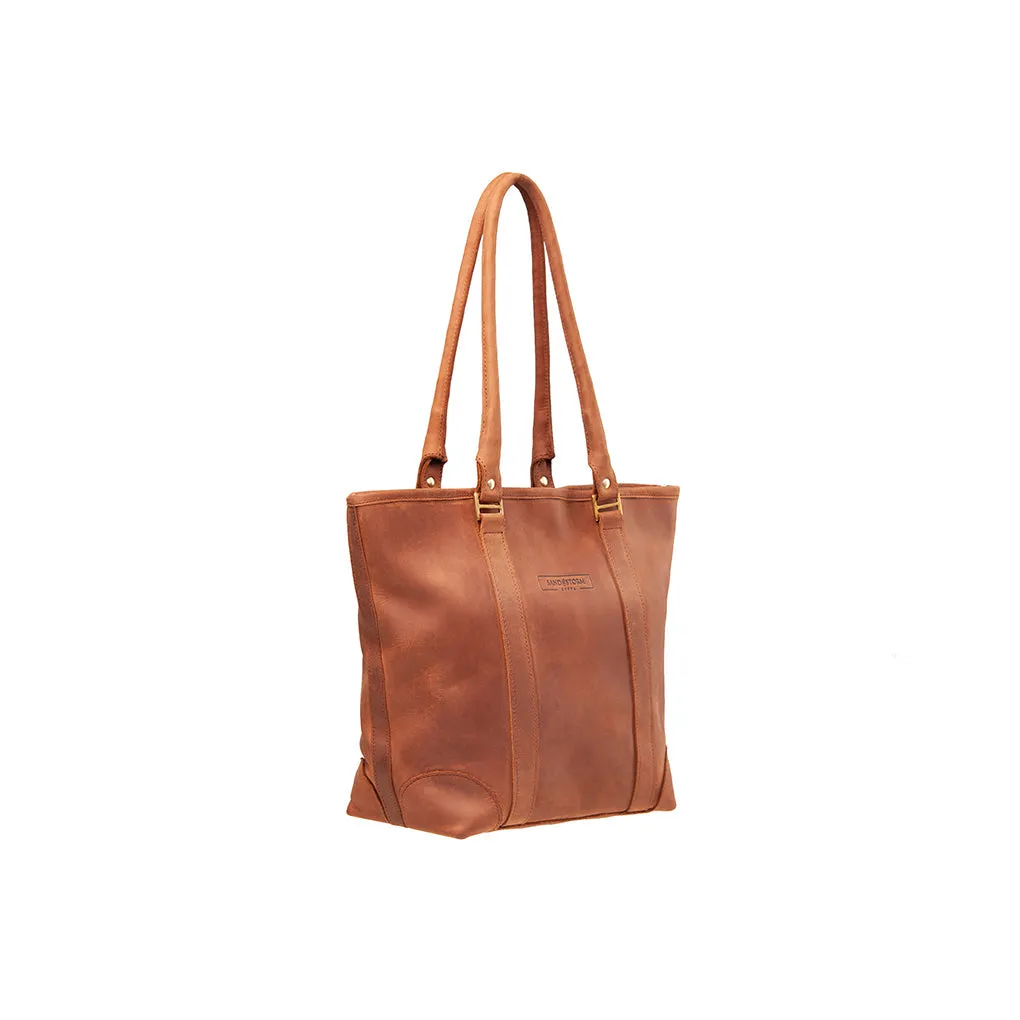 Pull-up Leather Everlyne Tote