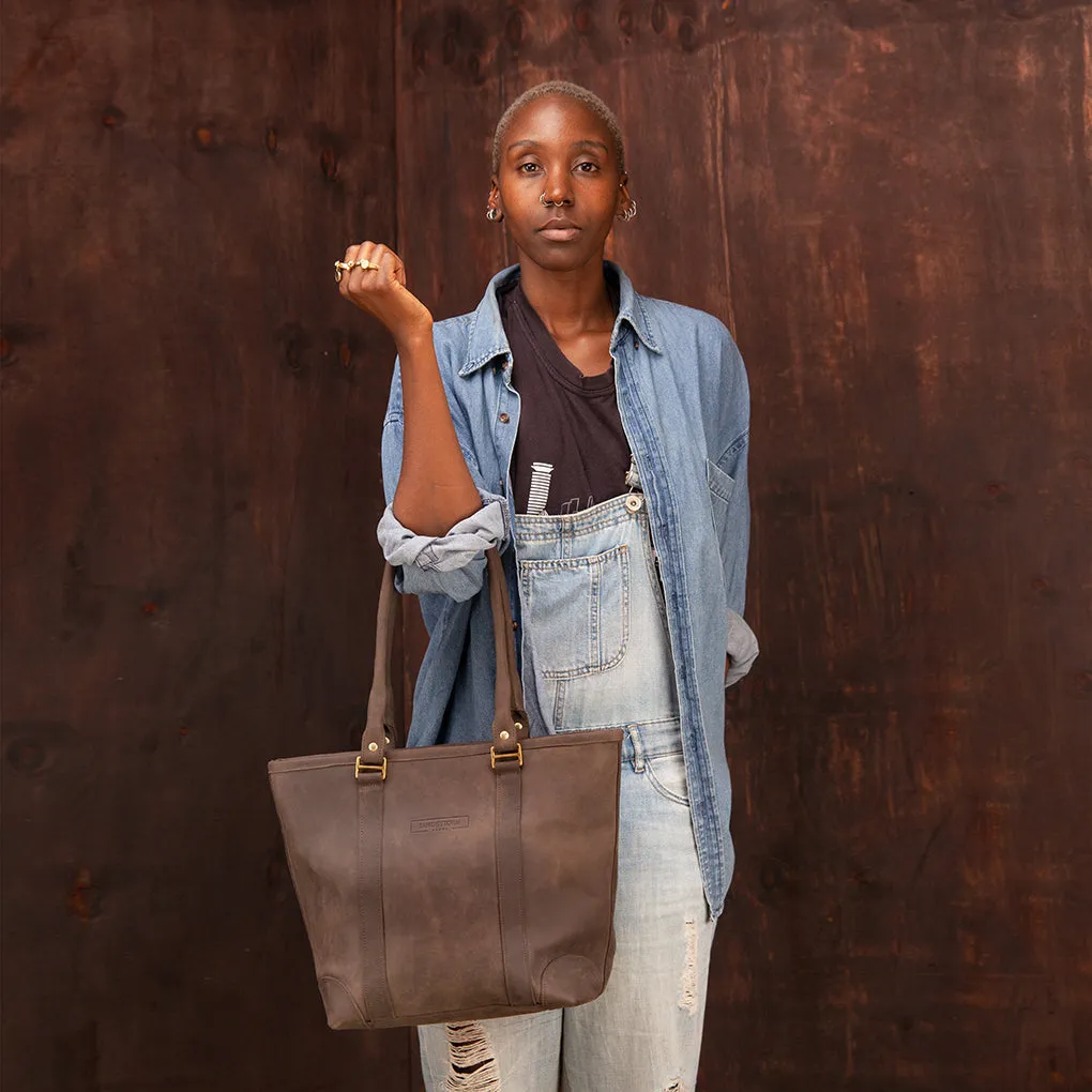 Pull-up Leather Everlyne Tote