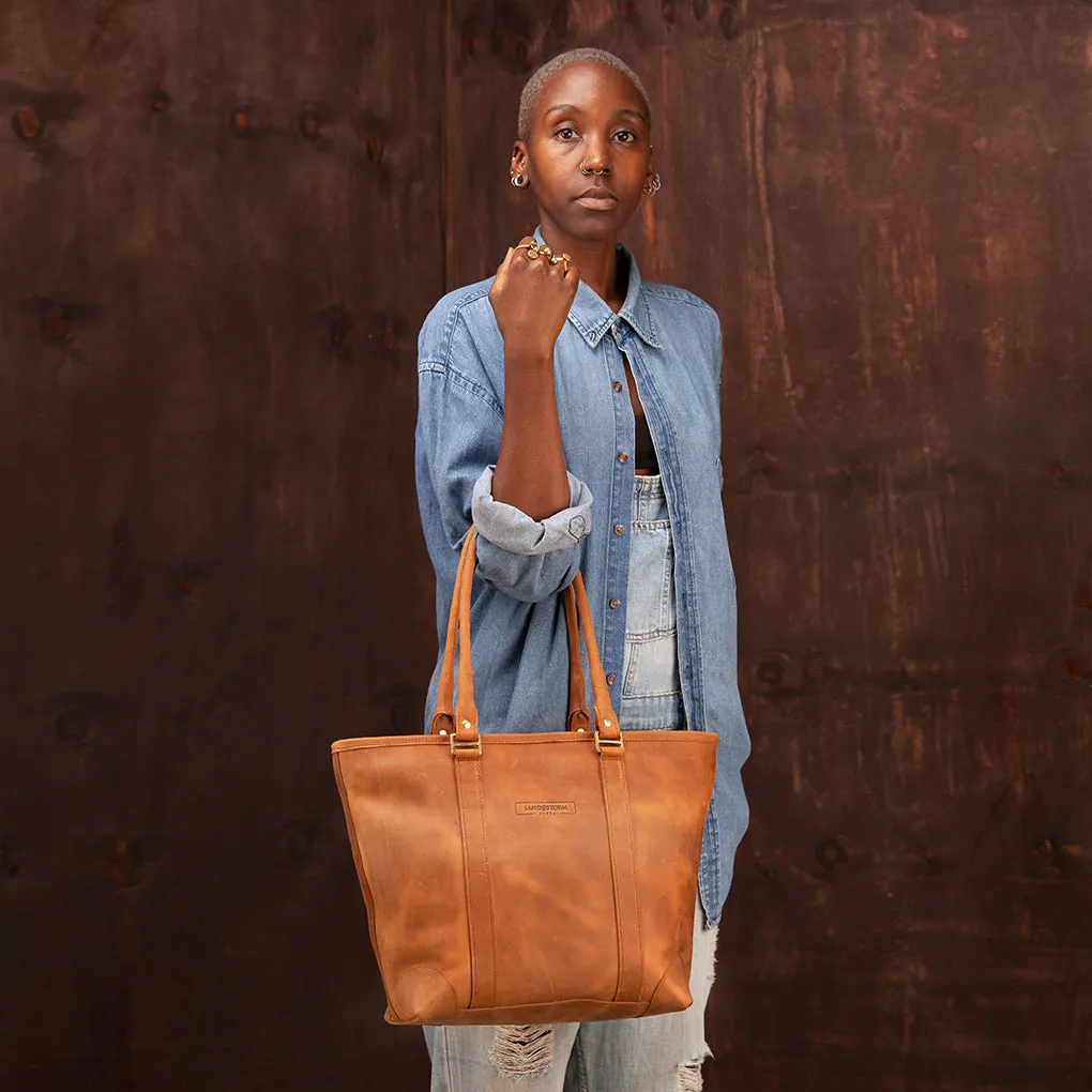Pull-up Leather Everlyne Tote
