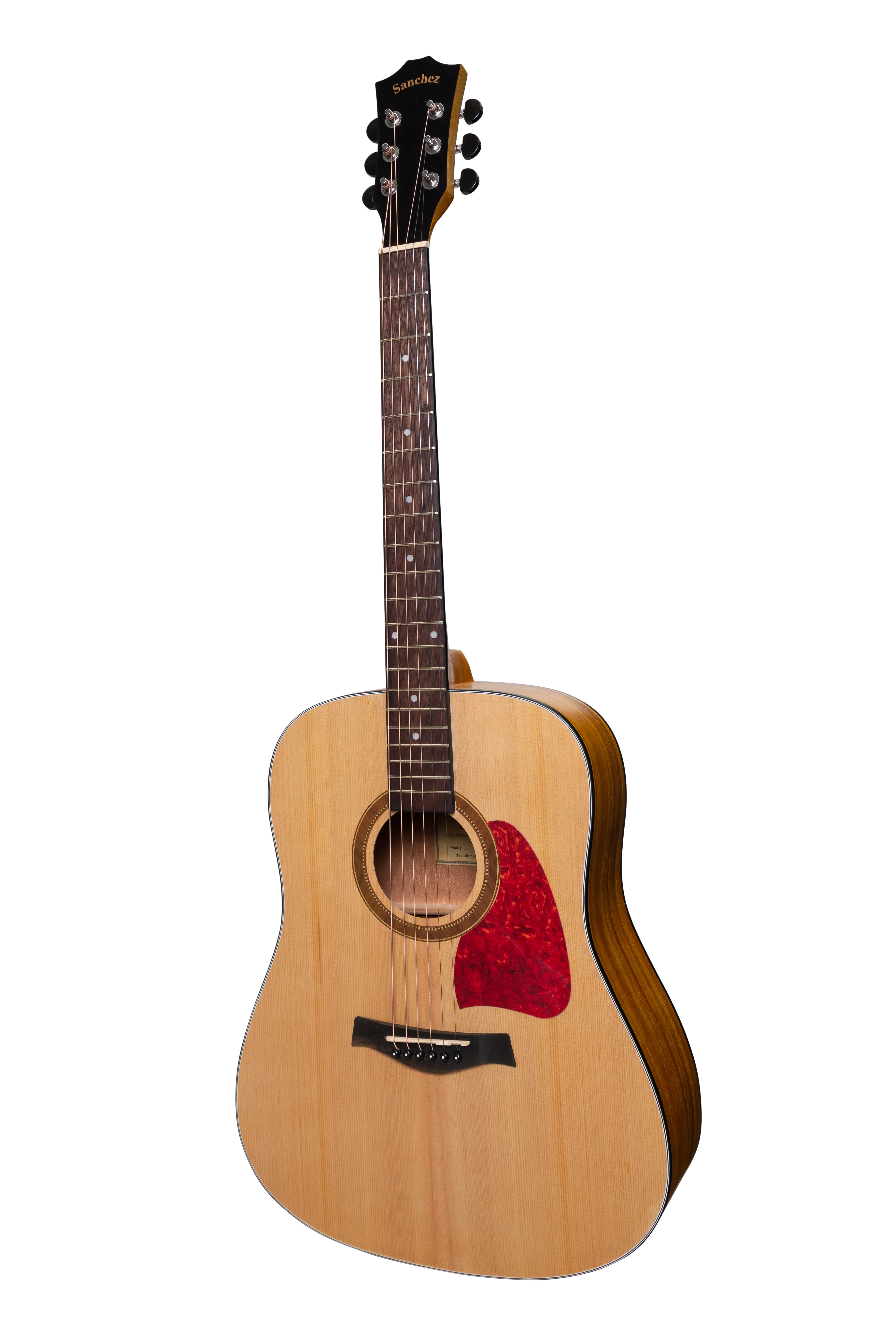 Sanchez Acoustic Dreadnought Guitar Pack (Spruce/Koa)