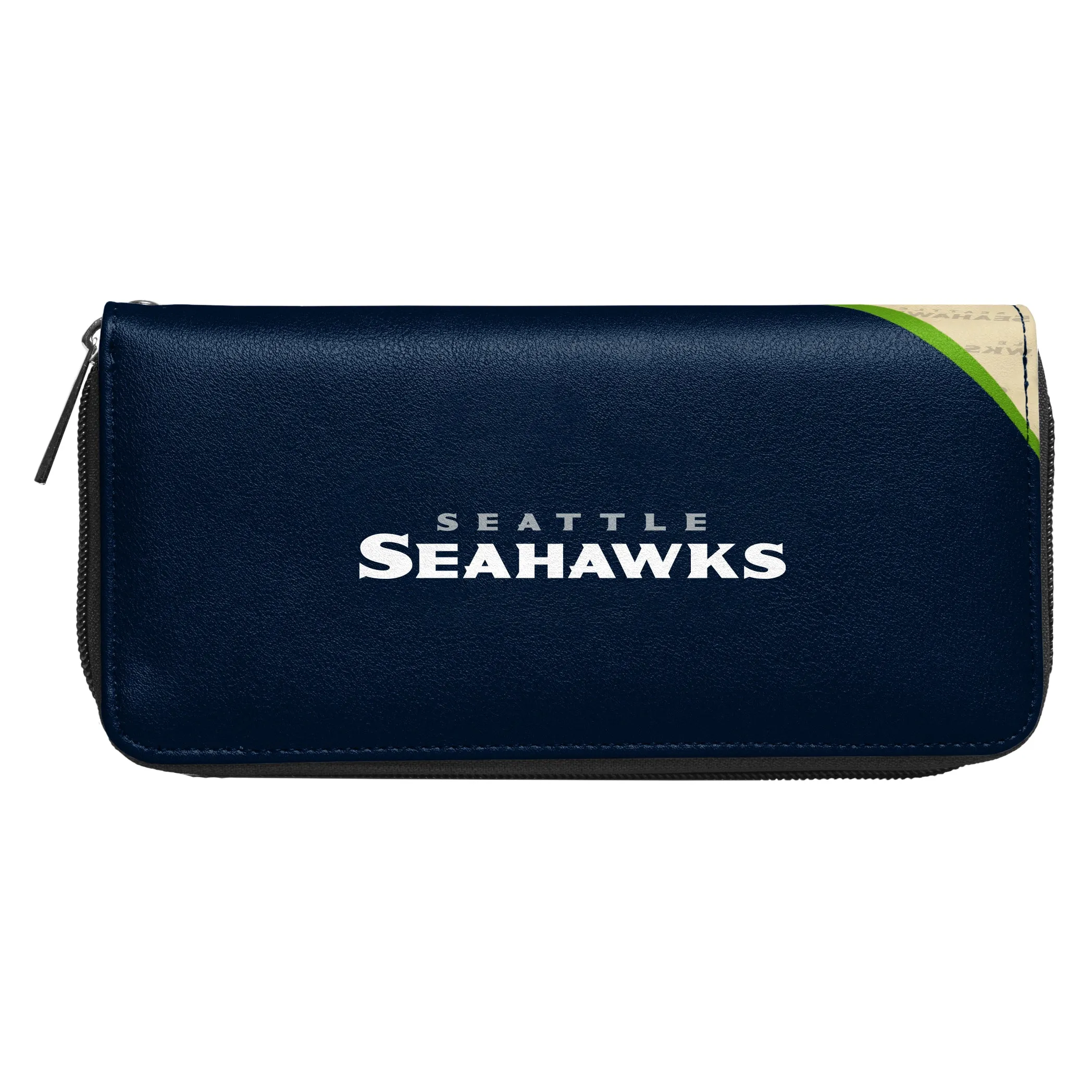 Seattle Seahawks Curve Zip Organizer Wallet