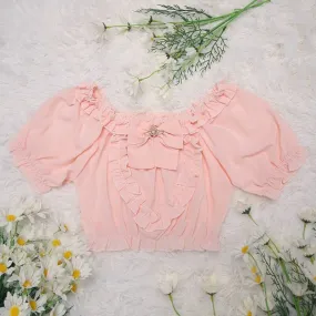 Shoujo Manga's Sincere Valentine Heart      Top Kawaii Academia Y2K Cottagecore Coquette Fairycore Dollette Princesscore