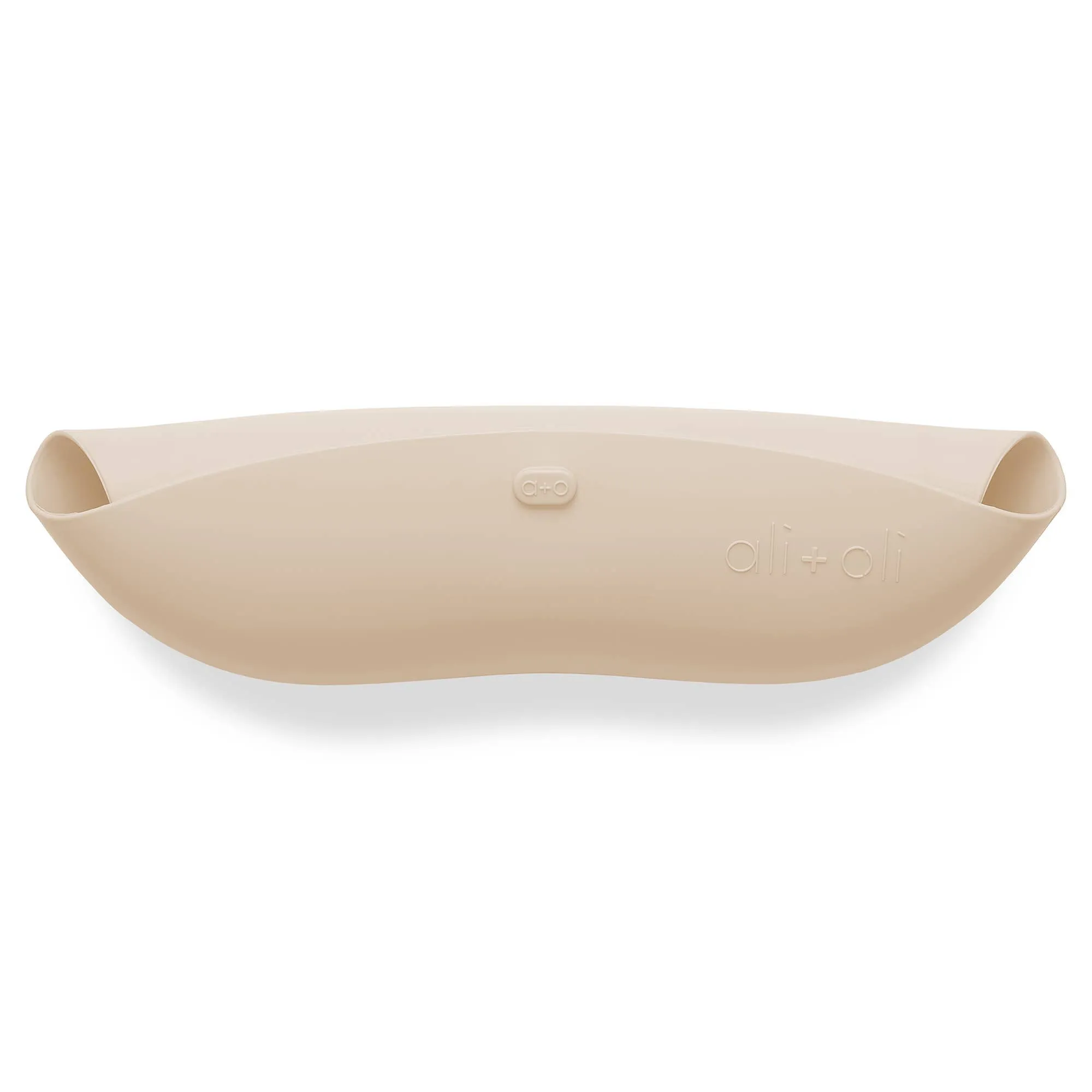 Silicone Baby Bib Roll Up & Stay Closed - (Milk)
