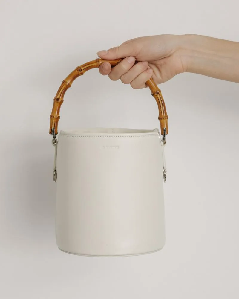 Small Soft Bucket Bamboo in Yogurt