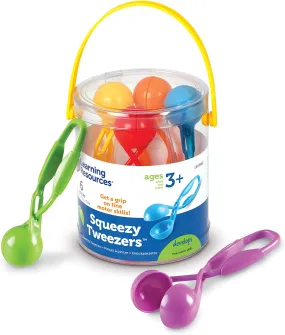 Squeezy Tweezers Set of 6