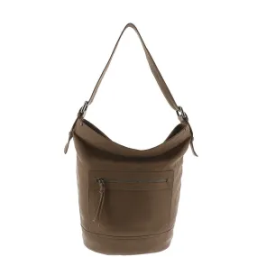 SUSAN LEATHER BUCKET BAG