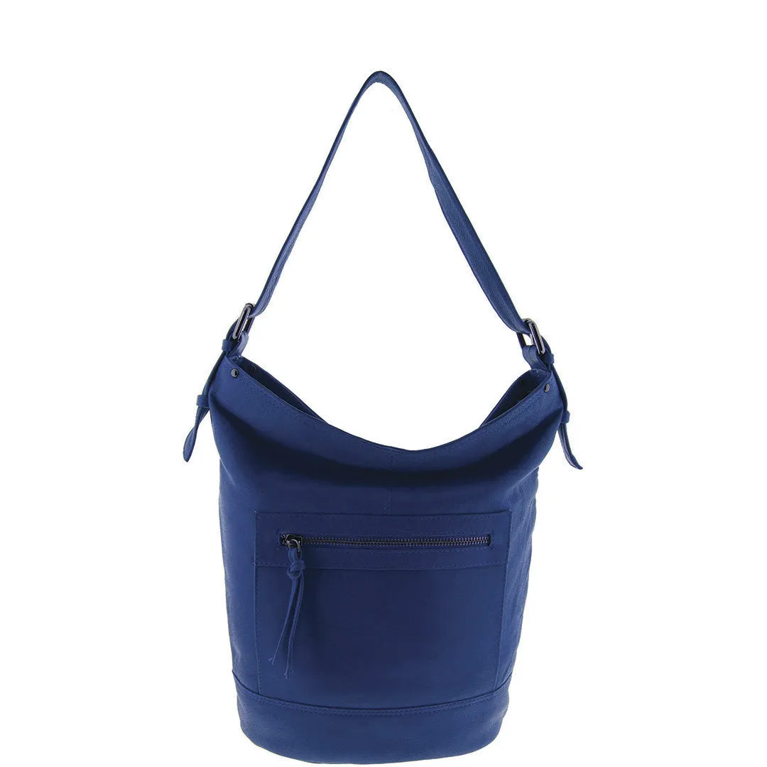 SUSAN LEATHER BUCKET BAG