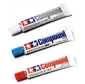 Tamiya 87068 87069 87070 Model Polishing Compound Coarse/Fine/Finish 22ml Set