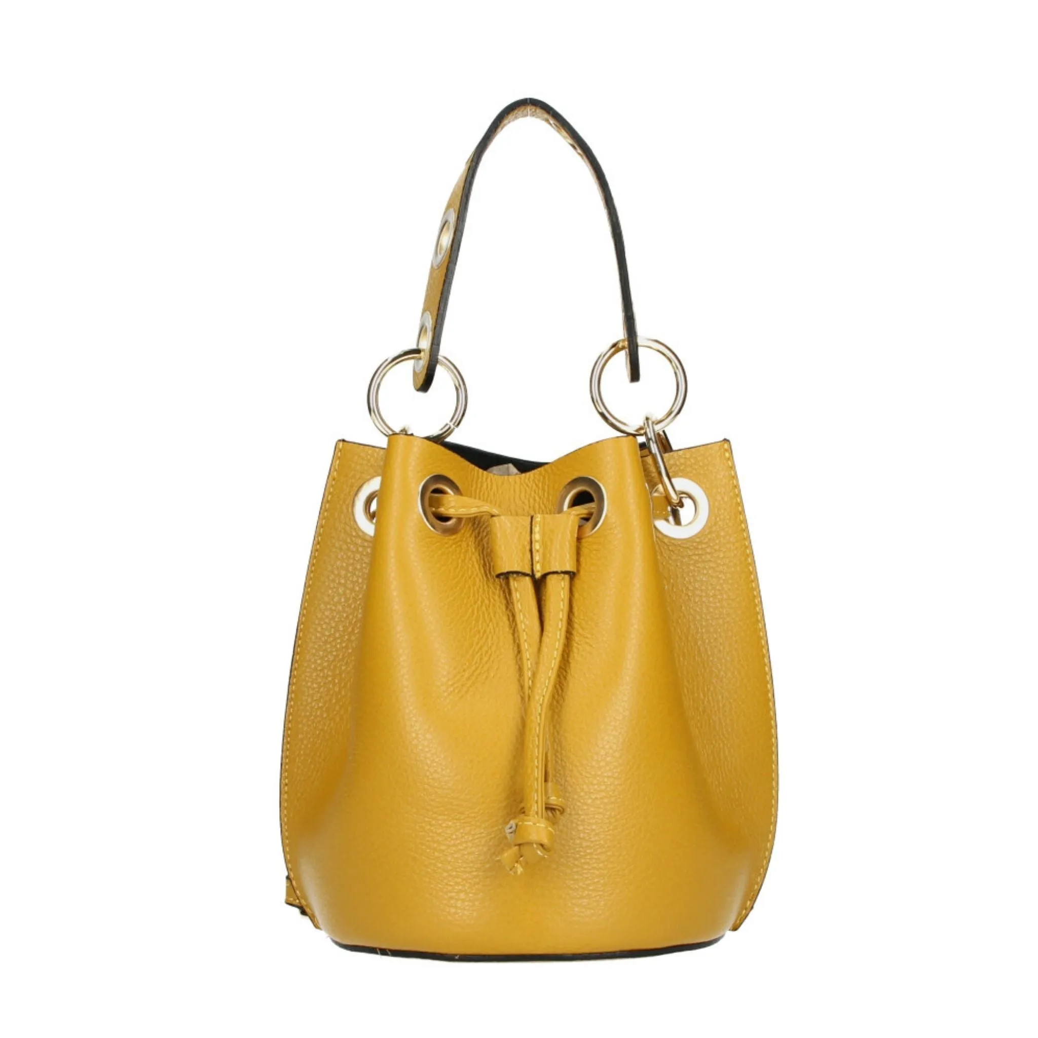 The Leather Bucket Bag