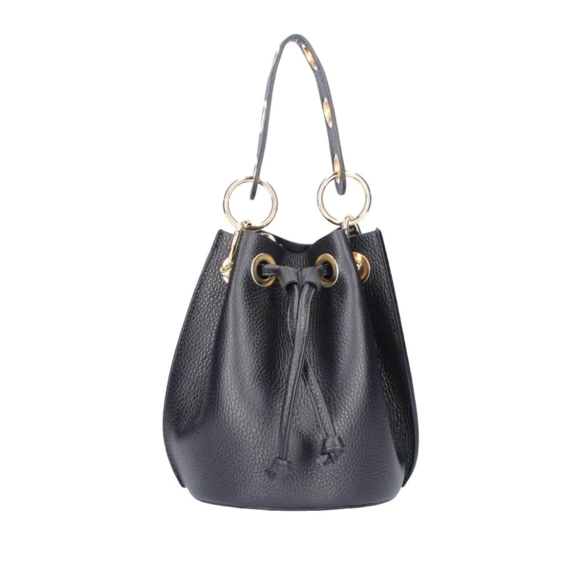 The Leather Bucket Bag