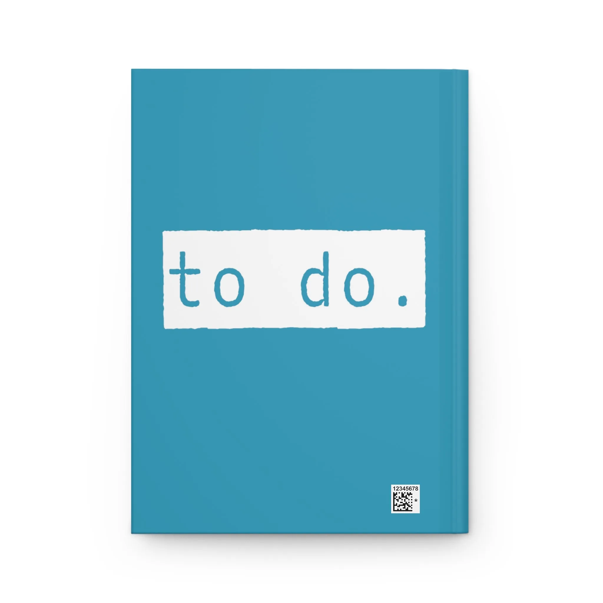 To Do List Blue Matte Hardcover Journal | Blank Book for Ideas and Planning | Lined Notebook Diary Log