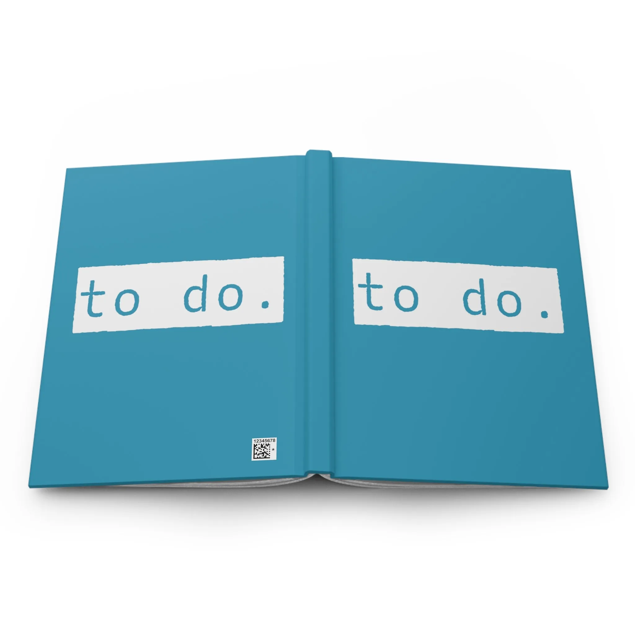 To Do List Blue Matte Hardcover Journal | Blank Book for Ideas and Planning | Lined Notebook Diary Log