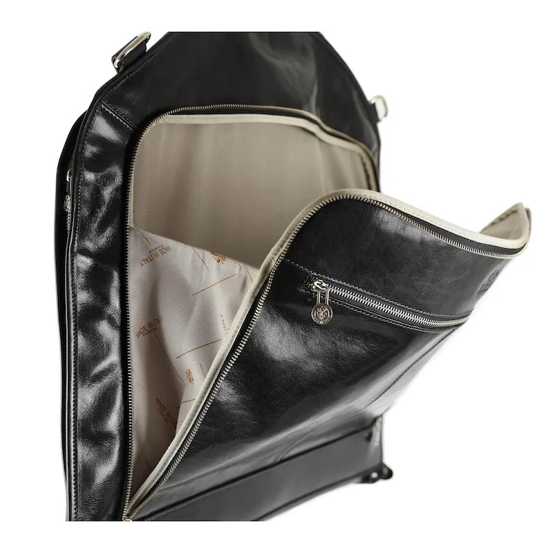 Travels with Charley - Leather Garment Bag