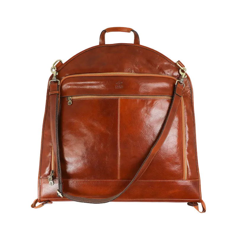 Travels with Charley - Leather Garment Bag