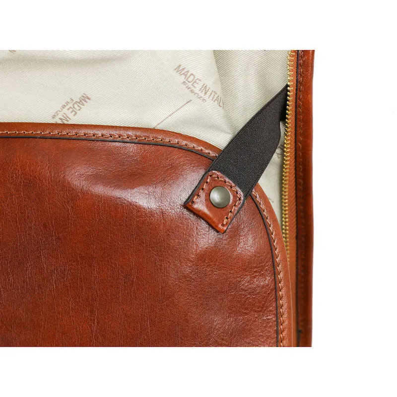 Travels with Charley - Leather Garment Bag