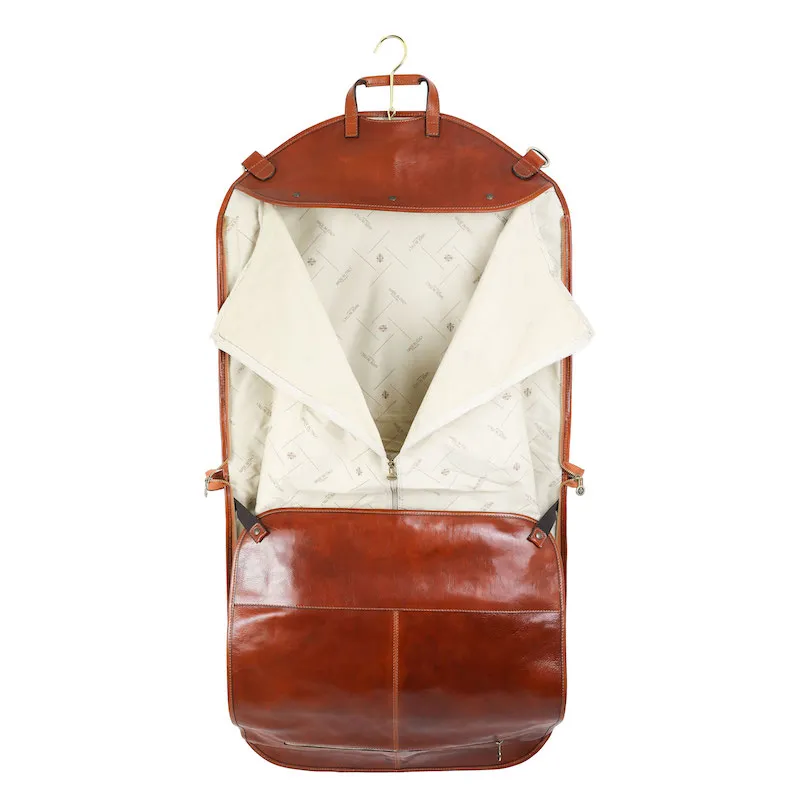 Travels with Charley - Leather Garment Bag