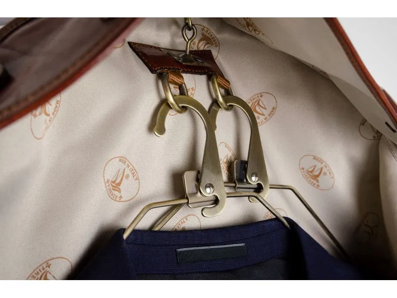 Travels with Charley - Leather Garment Bag