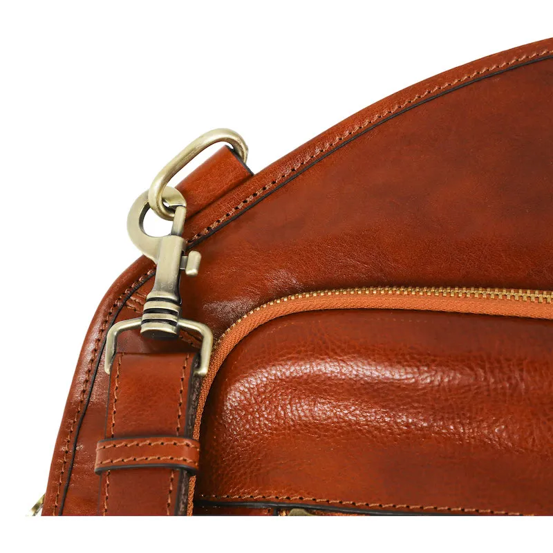 Travels with Charley - Leather Garment Bag