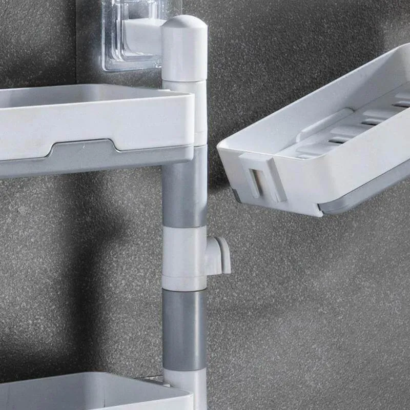 Wall-Mounted Multi Layer Rotatable Soap Holder