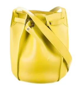 Yellow Crossbody "Big Bag" Bucket